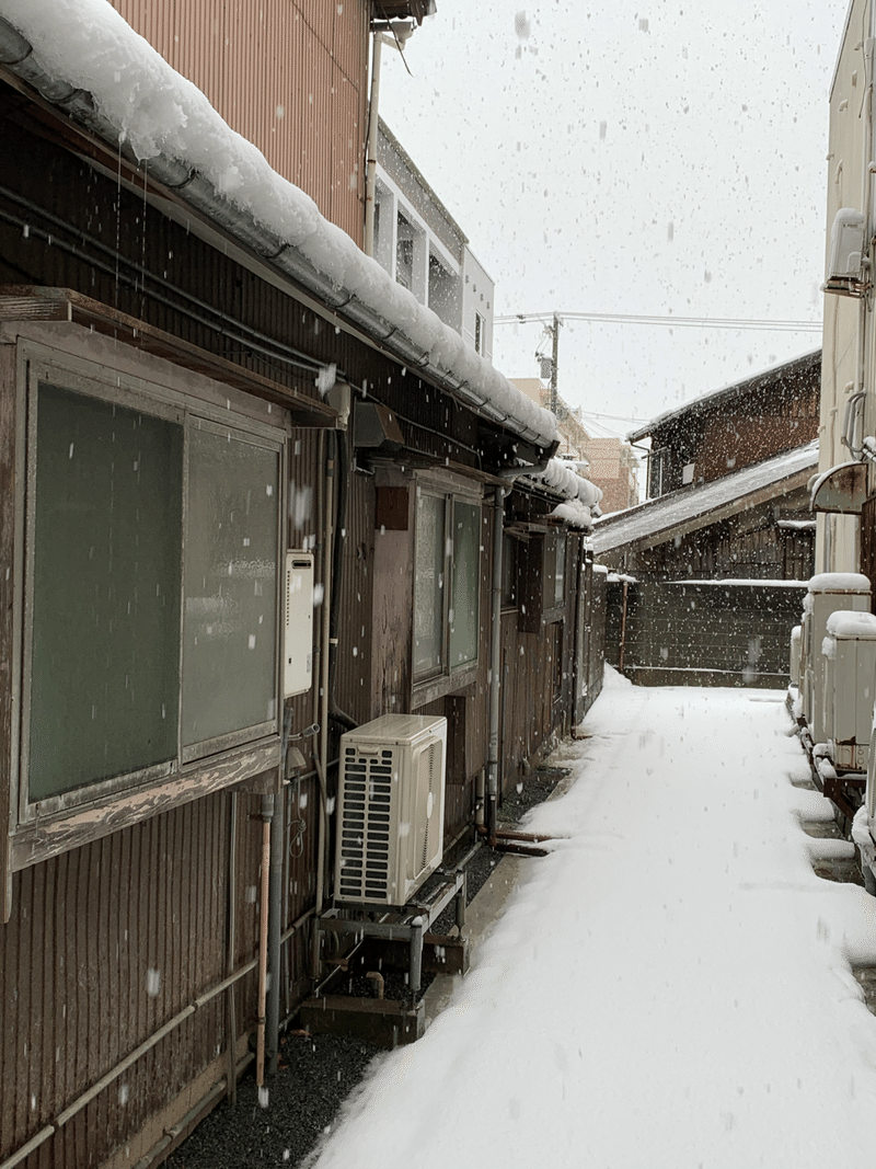 敦賀便り6 雪がやってきた ぢーこ Note