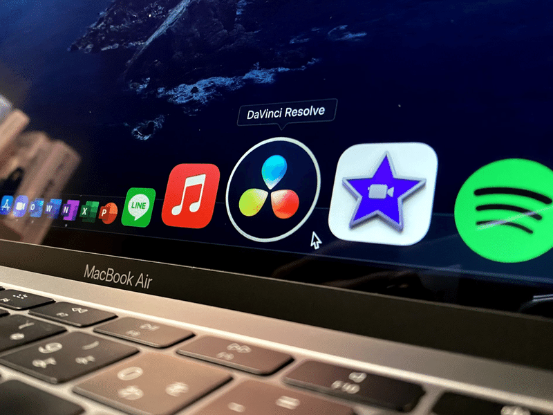 Macbookair18で動画編集はどこまでできるか フルダイ リモート大学生 Note