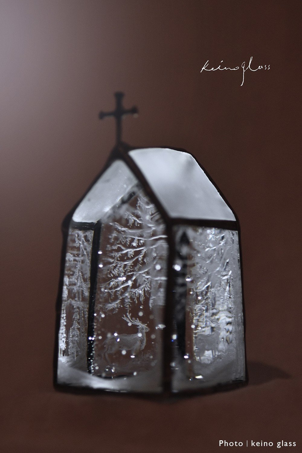 keino glass｜winter forest《1》｜｜SCRIPTORIUM｜菫色の写字室