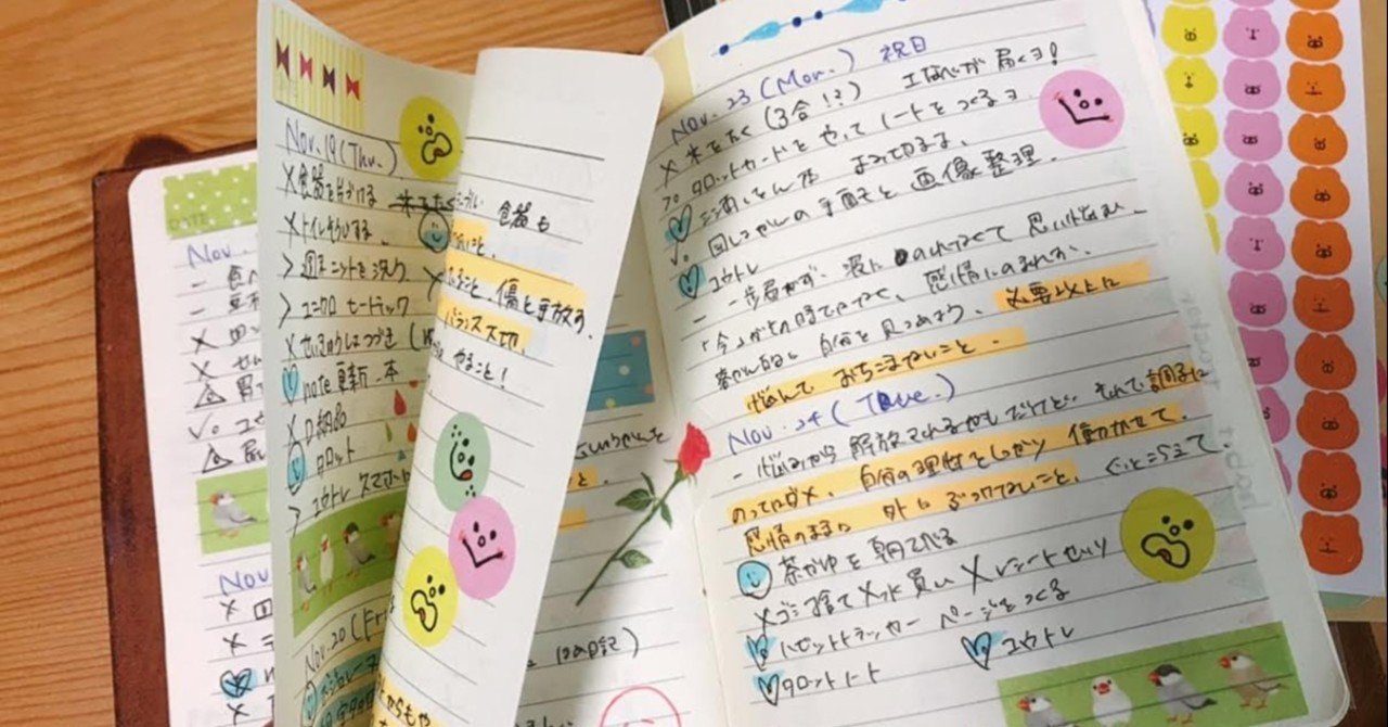 ほぼセリアだけ 箇条書き手帳 の中身 やり方編 たぶんその1 あや Note