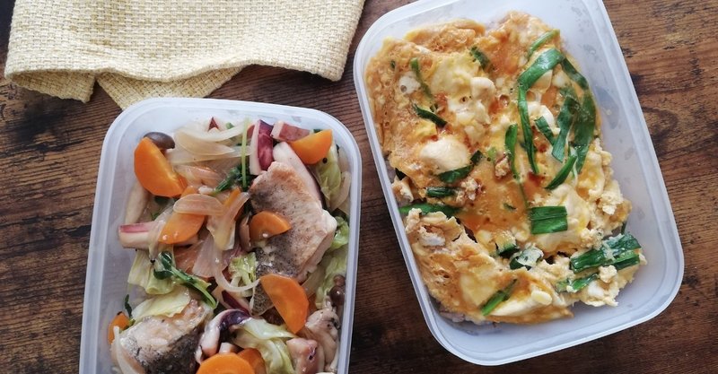 旦那マッスル弁当 たらのあんかけ丼とササミ親子丼 増量期 おかな コーチング管理栄養士 Note