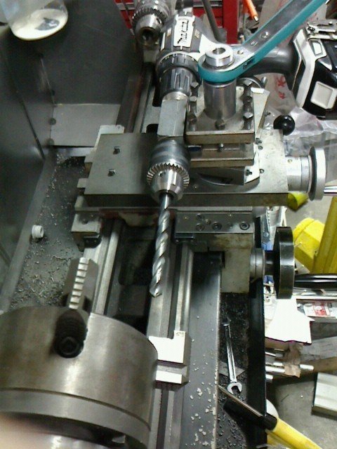 旋盤につけるキー溝カッターモーター作動|Dejima Auto Tuning 旋盤につけるキー溝カッターモーター作動|Dejima Auto Tuning