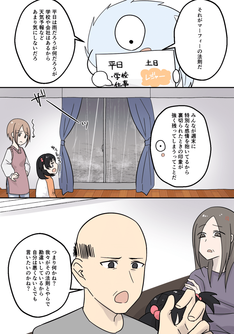 マンガ 台風が週末ばかりに来るのはなんで レイジーチャンネル Note マンガ 台風が週末ばかりに来るのはなんで レイジーチャンネル Note