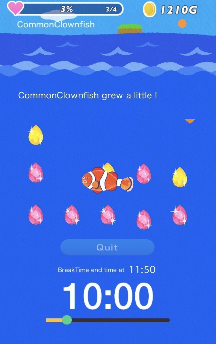 スマホ依存対策アプリ スマホをやめれば魚が育つ を使ってみた感想 さくら Note