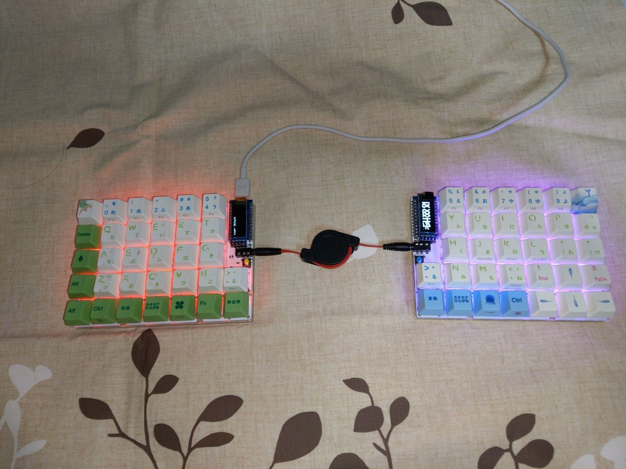 Dimple40 R1 自作キーボード
