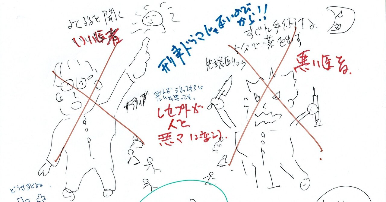 良い医者vs悪い医者 名医のような顔をして よく話を聞く医者ほど危険である そして 勇気をくれる医者 幸運な病のレシピ Note