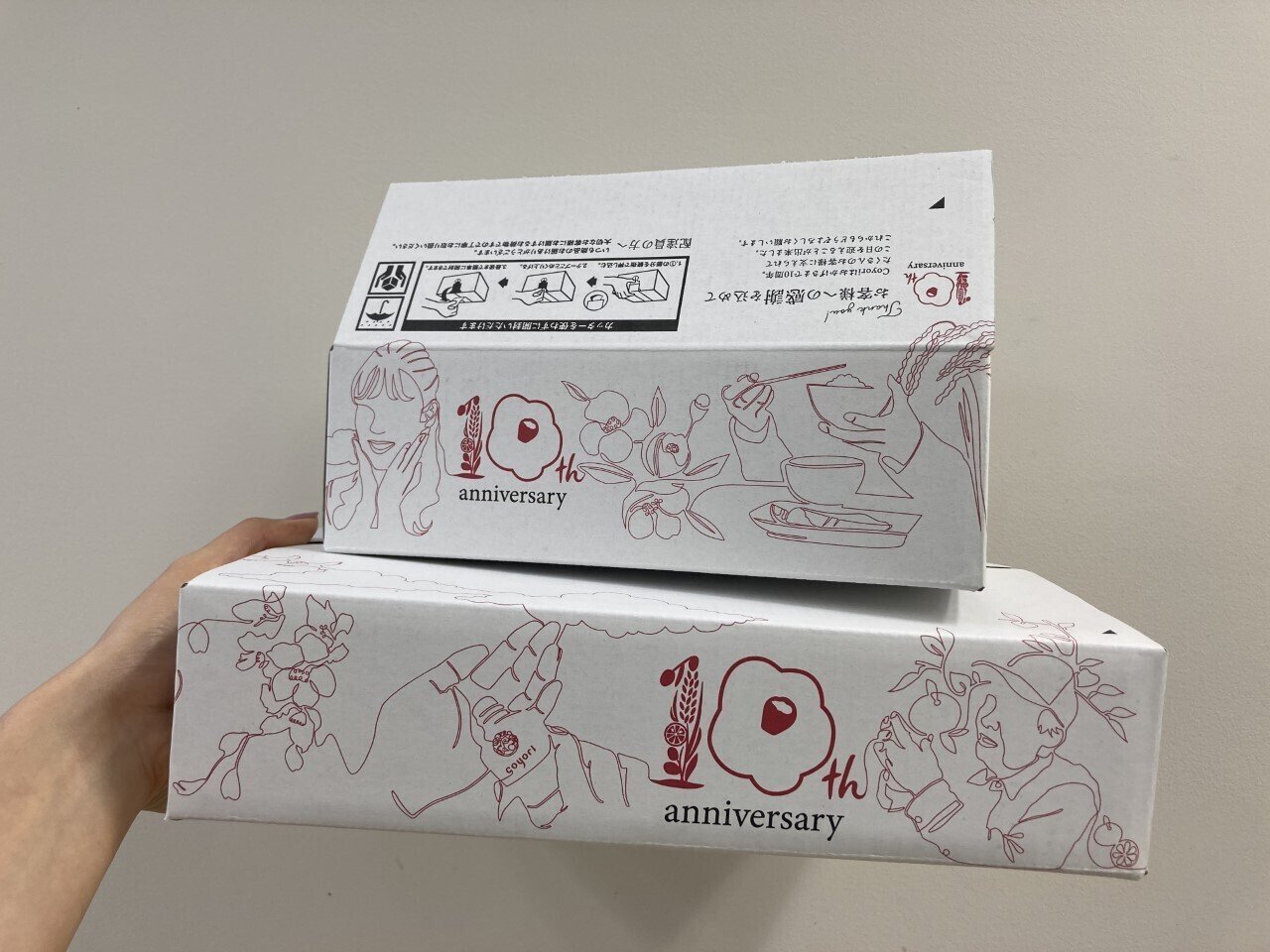 Coyori10周年記念限定デザイン！商品梱包箱の誕生秘話｜こより