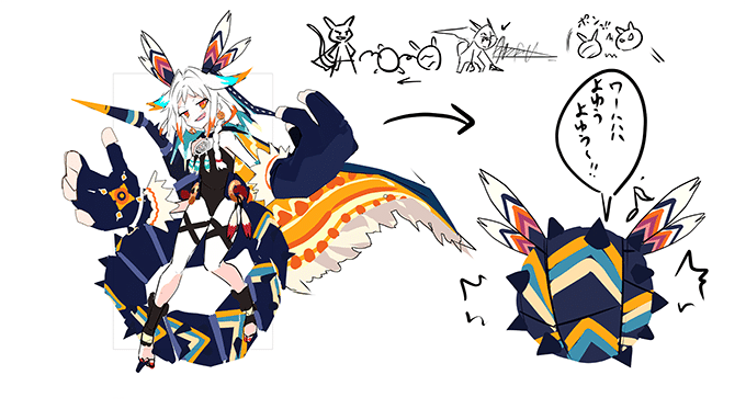 メルスト キャラクターデザインについて Happy Elements カカリアスタジオ Note