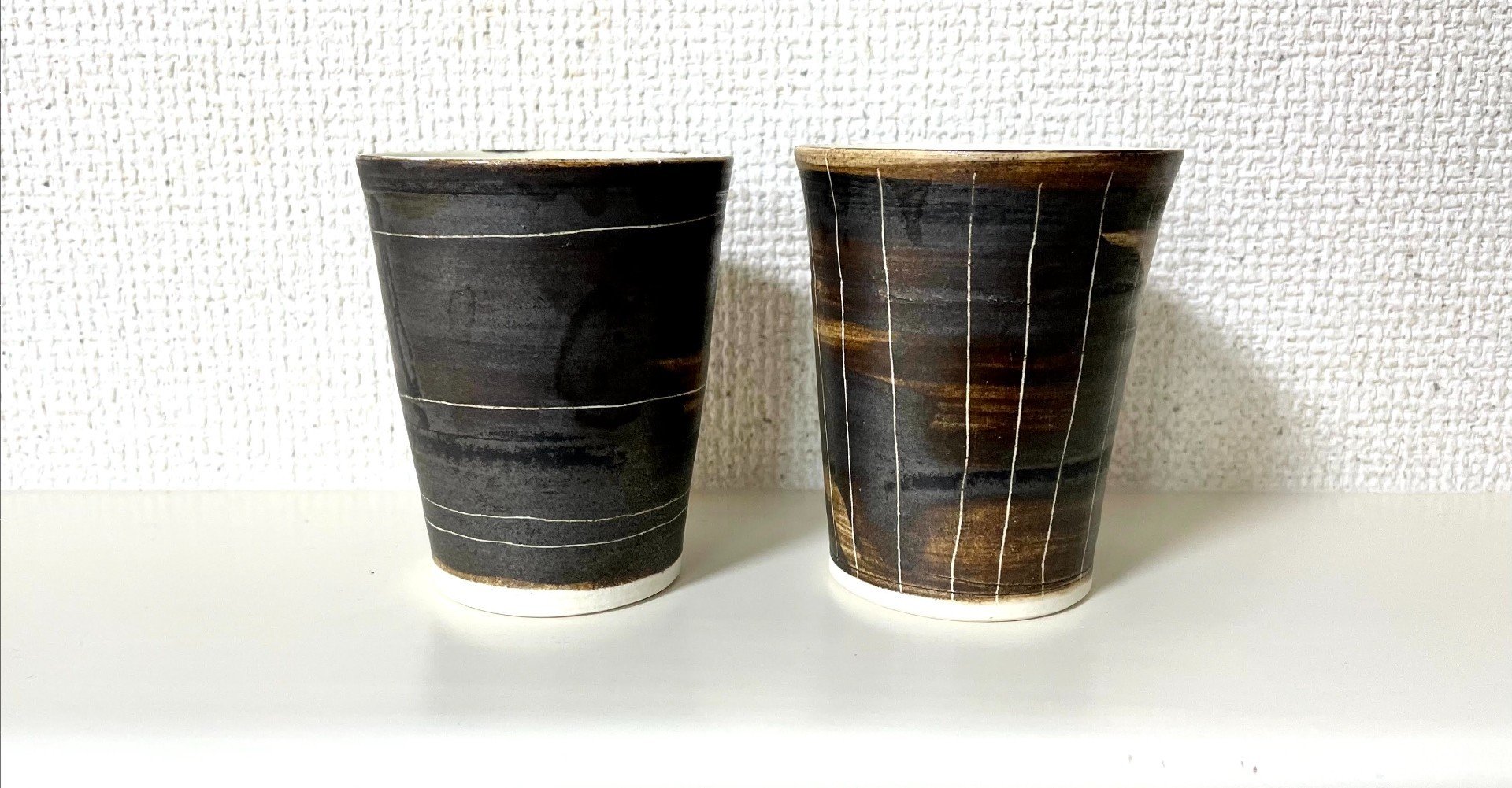 ペア漆カップ ペアカップ 紅白華 漆塗り G12-05201 漆器の井助