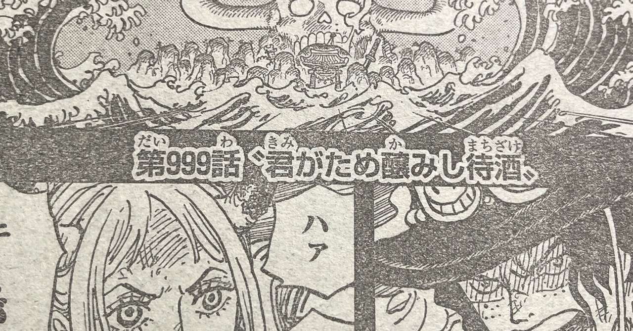 ワンピースネタバレ999話確定速報 君がため醸みし街酒 ついにカイドウの悪魔の実が判明 Tackeyblog Note