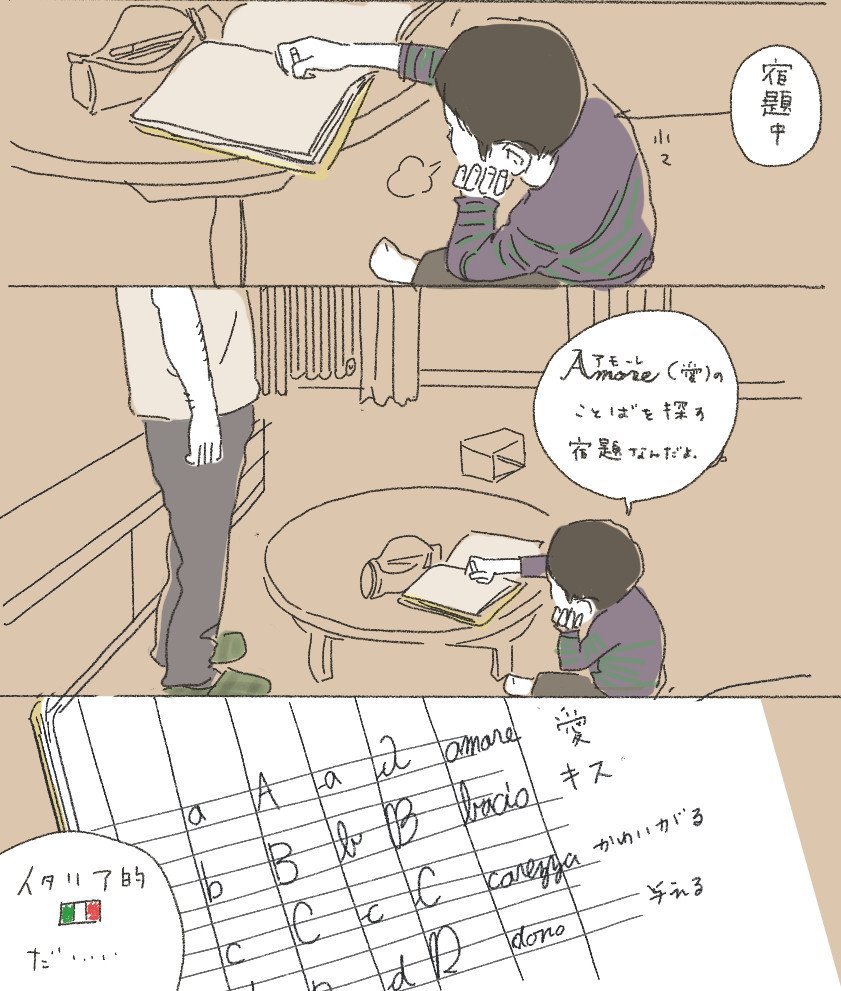 愛の言葉を探す 宿題 ワダシノブ イラスト マンガ Note 愛の言葉を探す 宿題 ワダシノブ イラスト マンガ Note