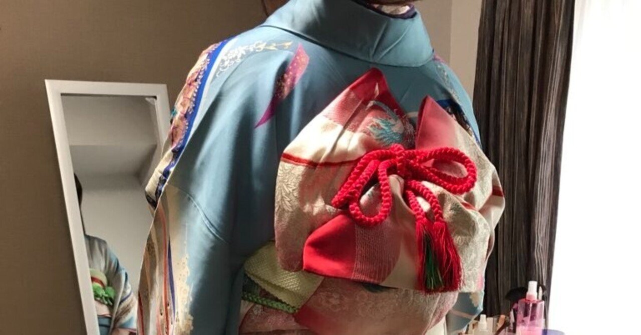 仮想ブログ 女装子店員の着物屋さん日記 イマドキ男子の成人式前撮りはスーツと振袖で 藤原みやび Note