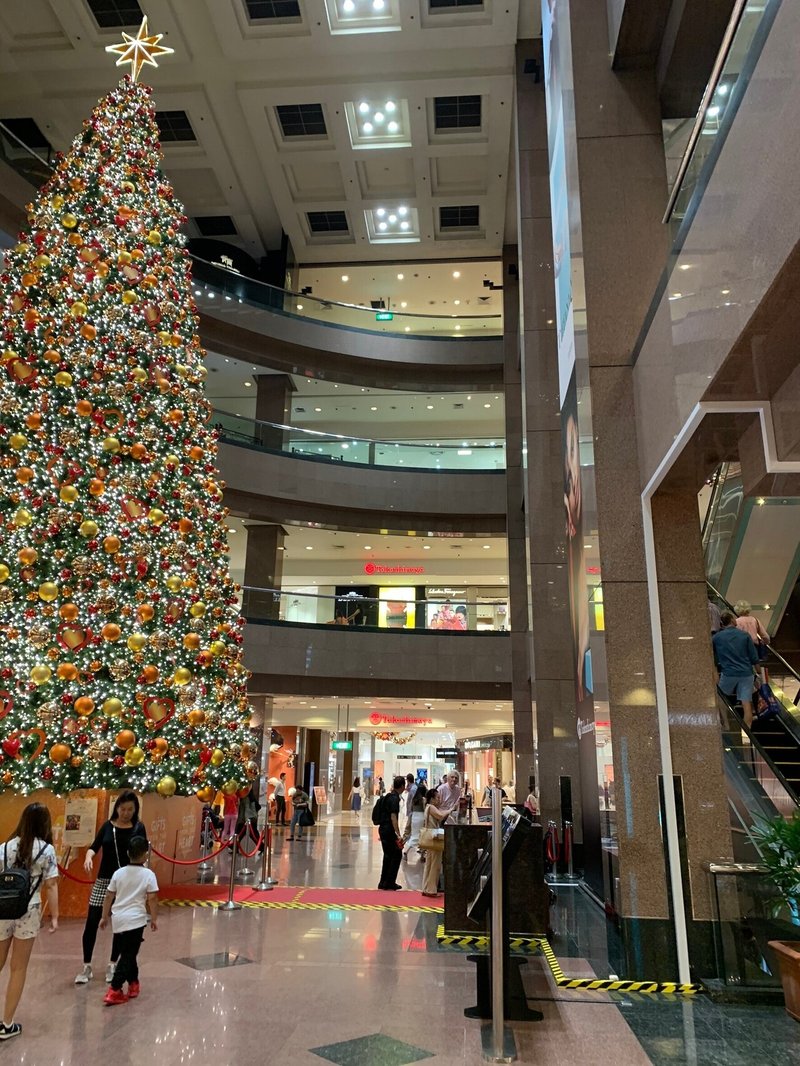 シンガポール　クリスマスツリー