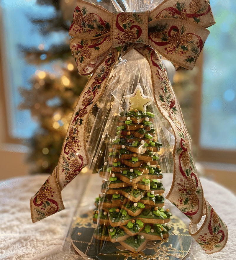 クッキーで作るクリスマスツリー ノリノリ Note
