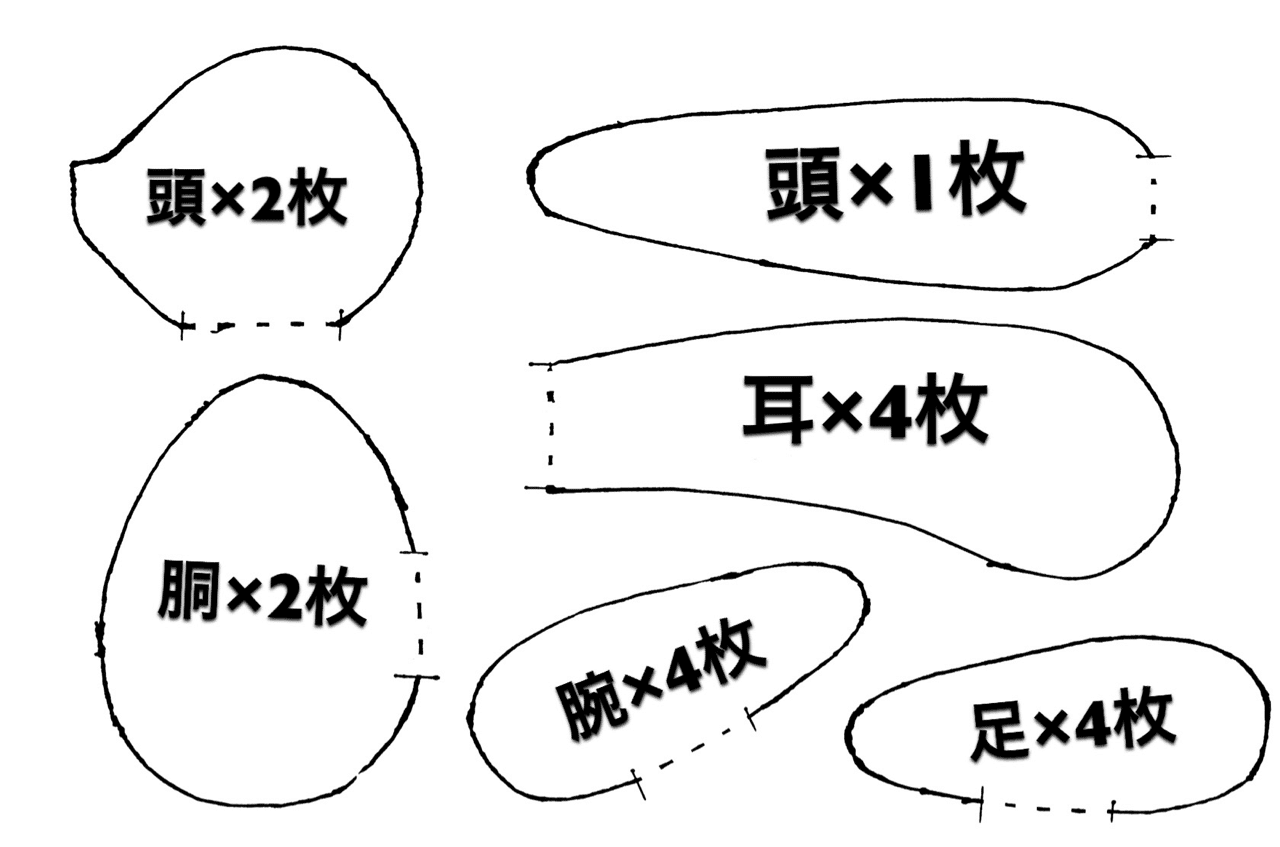 ぬいぐるみ作り方公開 擬兎化街 Note ぬいぐるみ作り方公開 擬兎化街 Note
