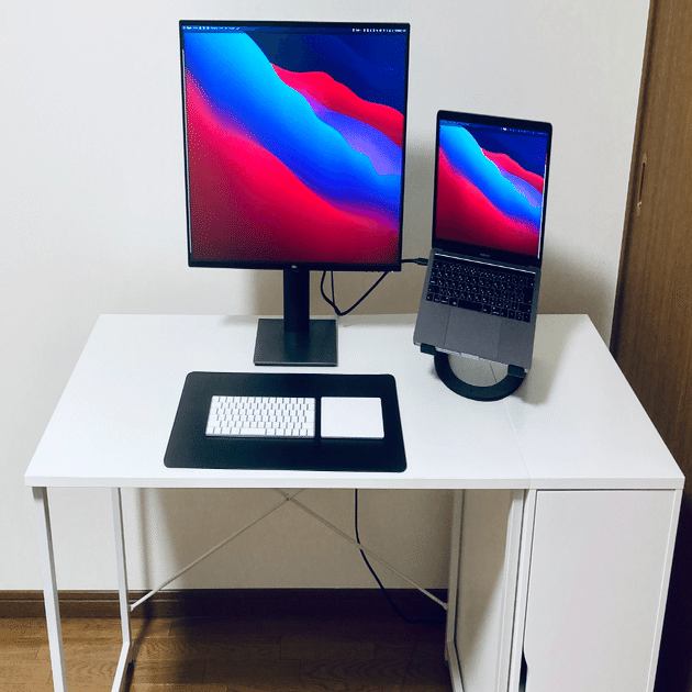 サンワダイレクトのデスクを買ったらIKEAのALEXがピッタリフィットだっ