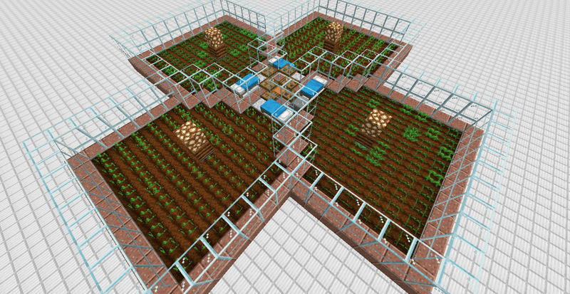 マイクラ 作物を自動化 全自動農場の作り方と原理解説 Eiei Note