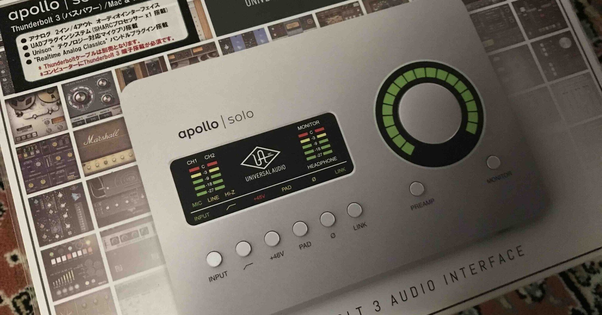 敬*人様 Apollo Solo オーディオインターフェイス シルバー Apollo
