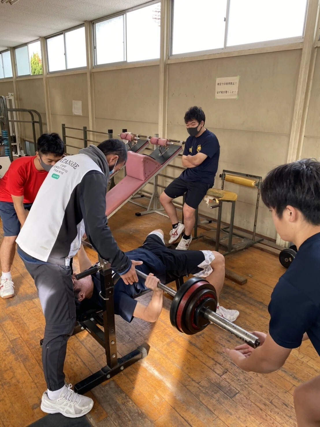 北野高校ラグビー部 Max測定 Watanabe アスリートジャーナル 渡辺接骨院 Note
