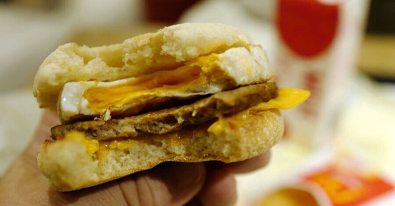 早朝のマックはアメリカの香り｜サカキシンイチロウ
