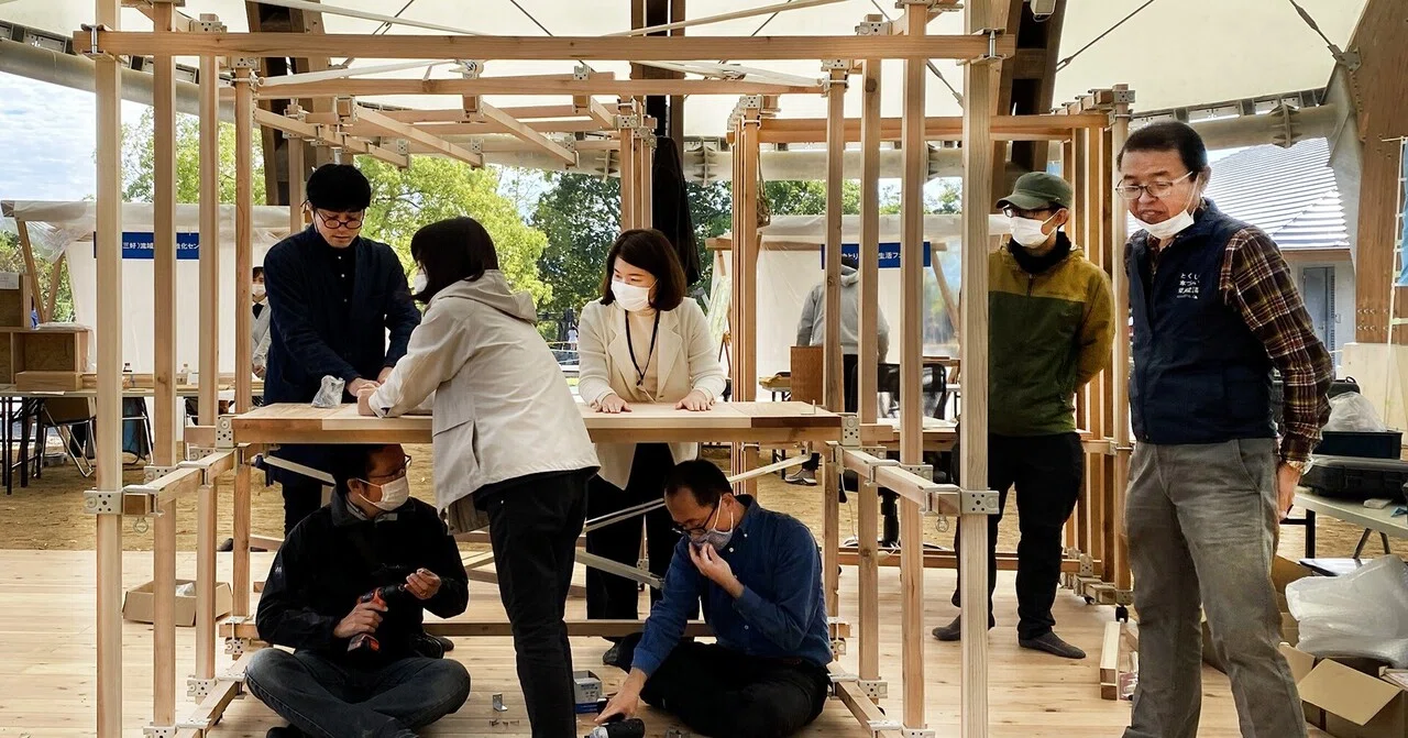 つな木 Challenge1 木 人 人 人 つな木 のトランスフォーメーションが生む木育 日建設計 Note