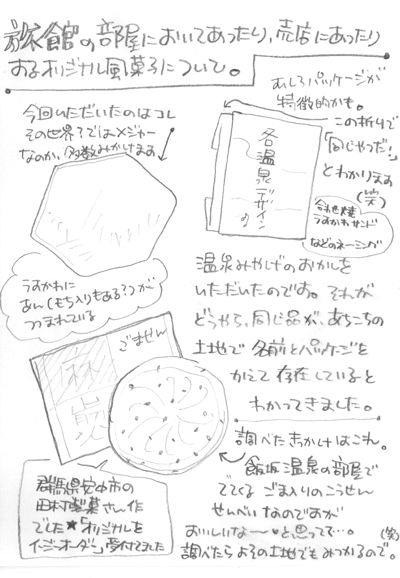 旅館お菓子の謎 葉 Note