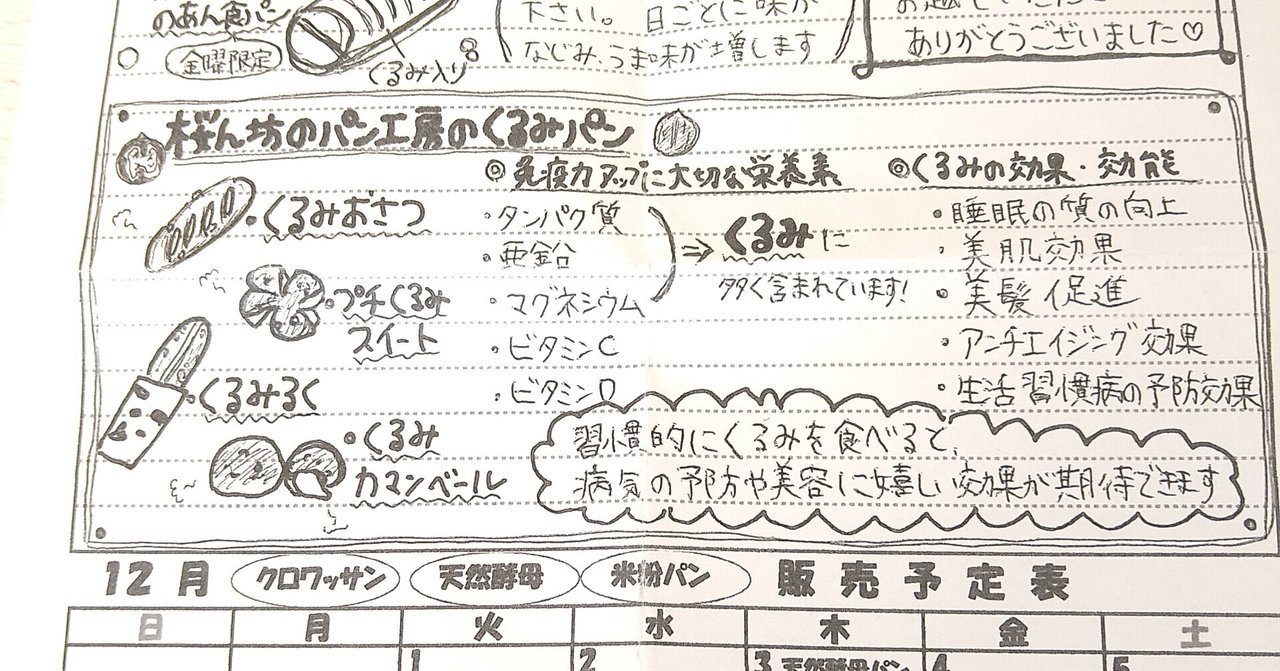 手書きのパン屋さん便り Apostrophe S 刺繍雑貨作家 Note 手書きのパン屋さん便り Apostrophe S 刺繍雑貨作家 Note