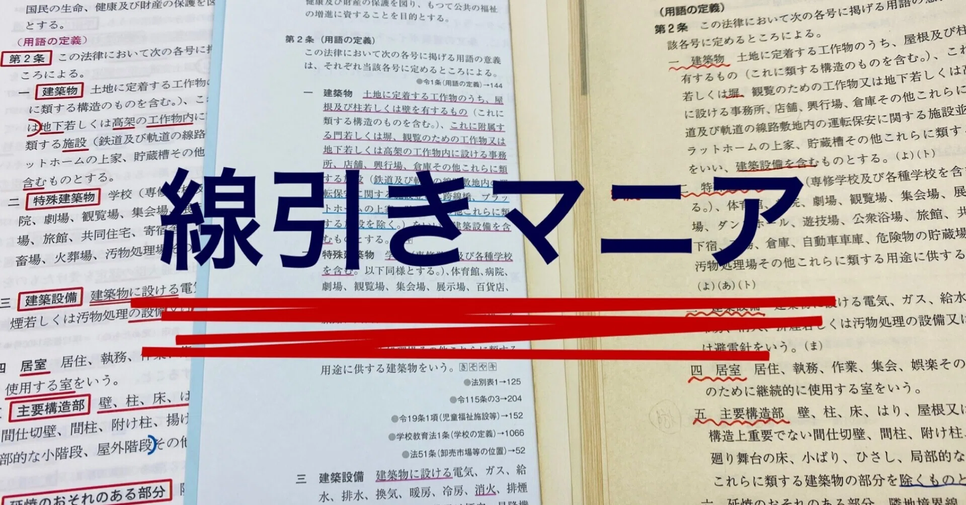 建築基準法令集：線引きマニア←建築士←英語←国語｜おかだ