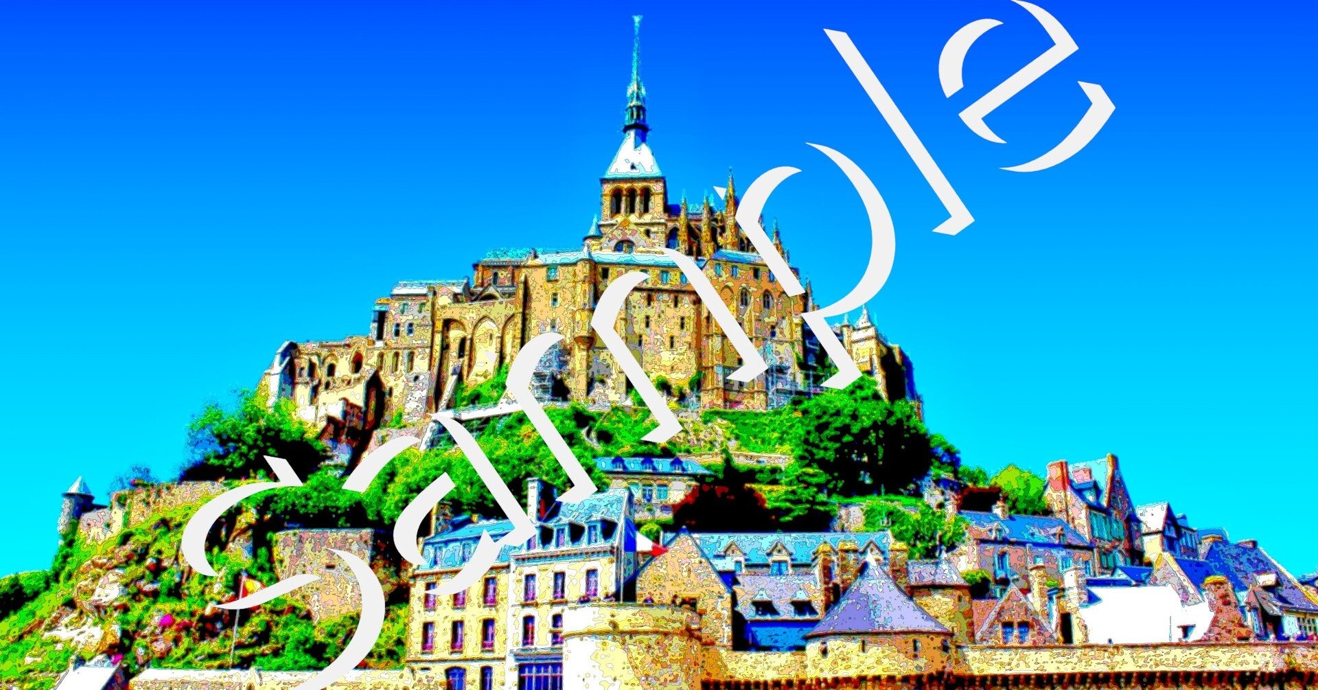 Pc スマホ用壁紙 フランス モンサンミッシェルの風景 作品no 045 Gallery Misutawo Note