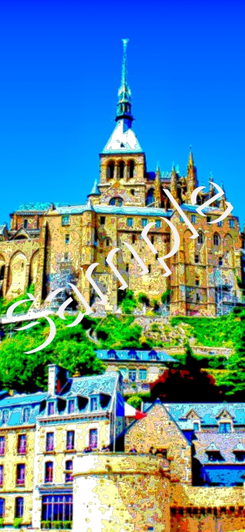 Pc スマホ用壁紙 フランス モンサンミッシェルの風景 作品no 045 Gallery Misutawo Note