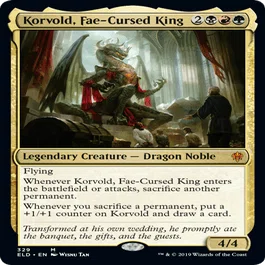 MTG EDH デッキ フェイに呪われた王、コルヴォルド フェイに呪われた王、コルヴォルド/Korvold, Fae-Cursed King《日本語