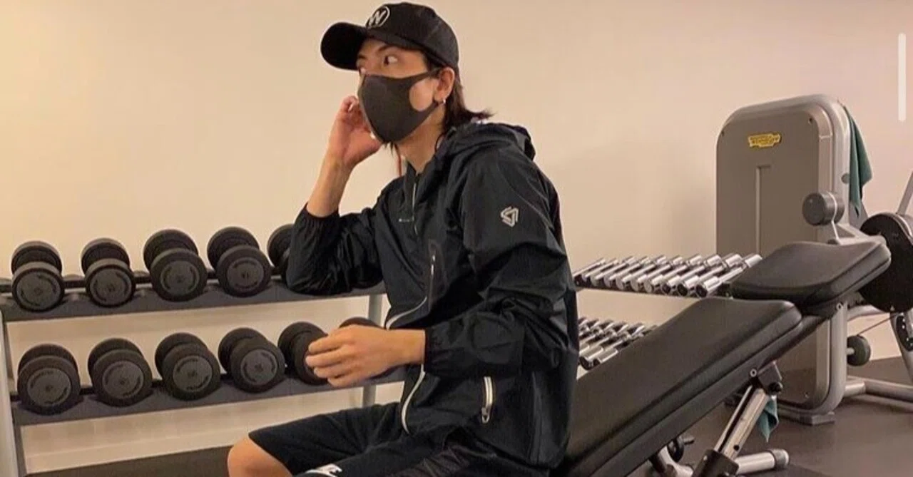 山下智久さんInstagram（@tomo.y9）にて着用 トレーニングウェア 紹介