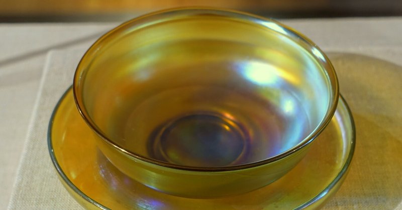 ファブリル グラスのフィンガーボウル ルイス カムフォート ティファニー ミクジ Note