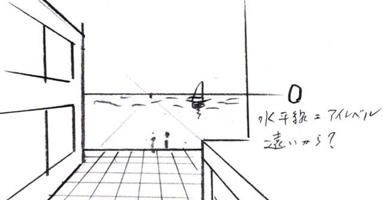 アイレベルを意識して絵を観ると上手くなる気がした 絵の学び直し10 12日目 あめもと Note