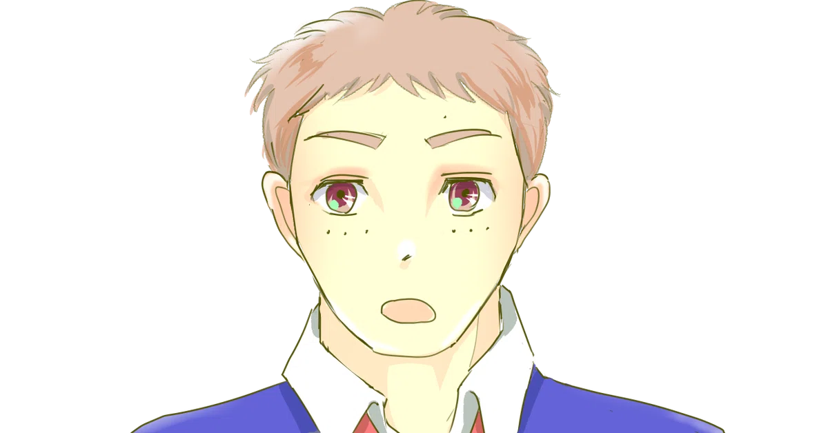 正面驚く