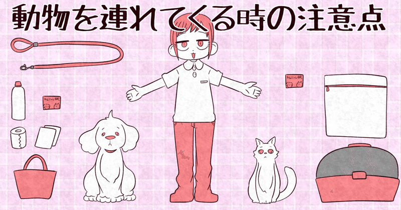 【エッセイ漫画】動物を連れてくる時の注意点【動物病院の日常】