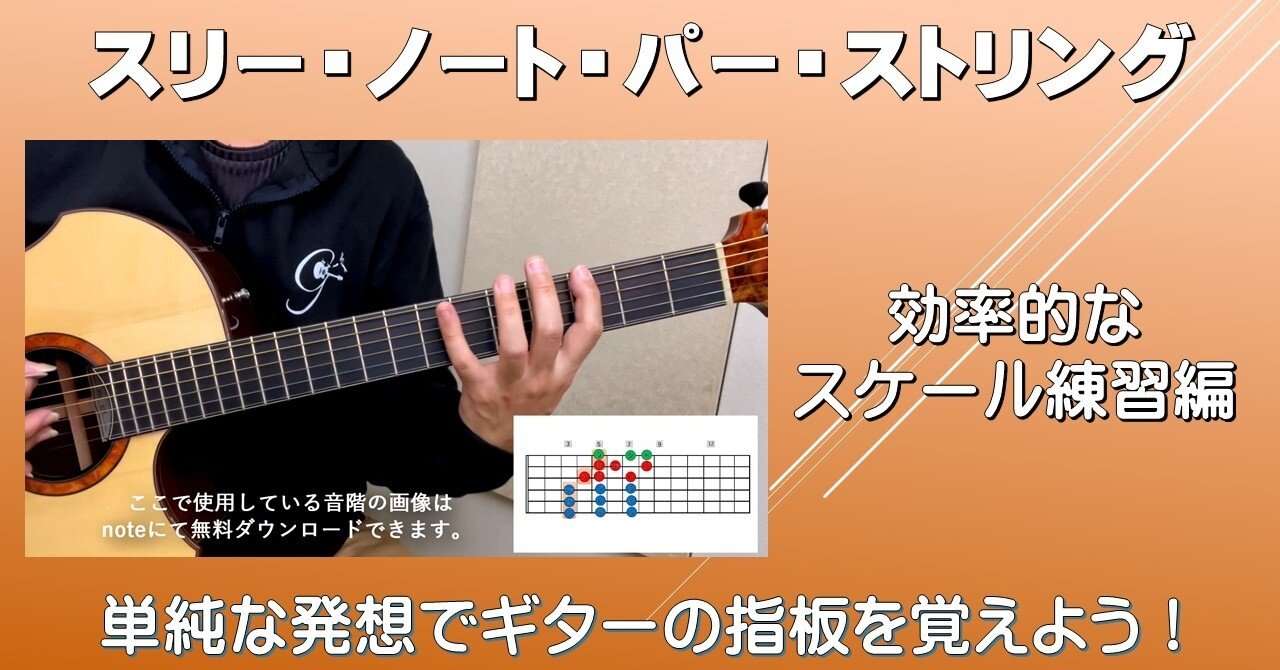 単純発想でギターの指板を覚えよう Guitarist Mako G Note
