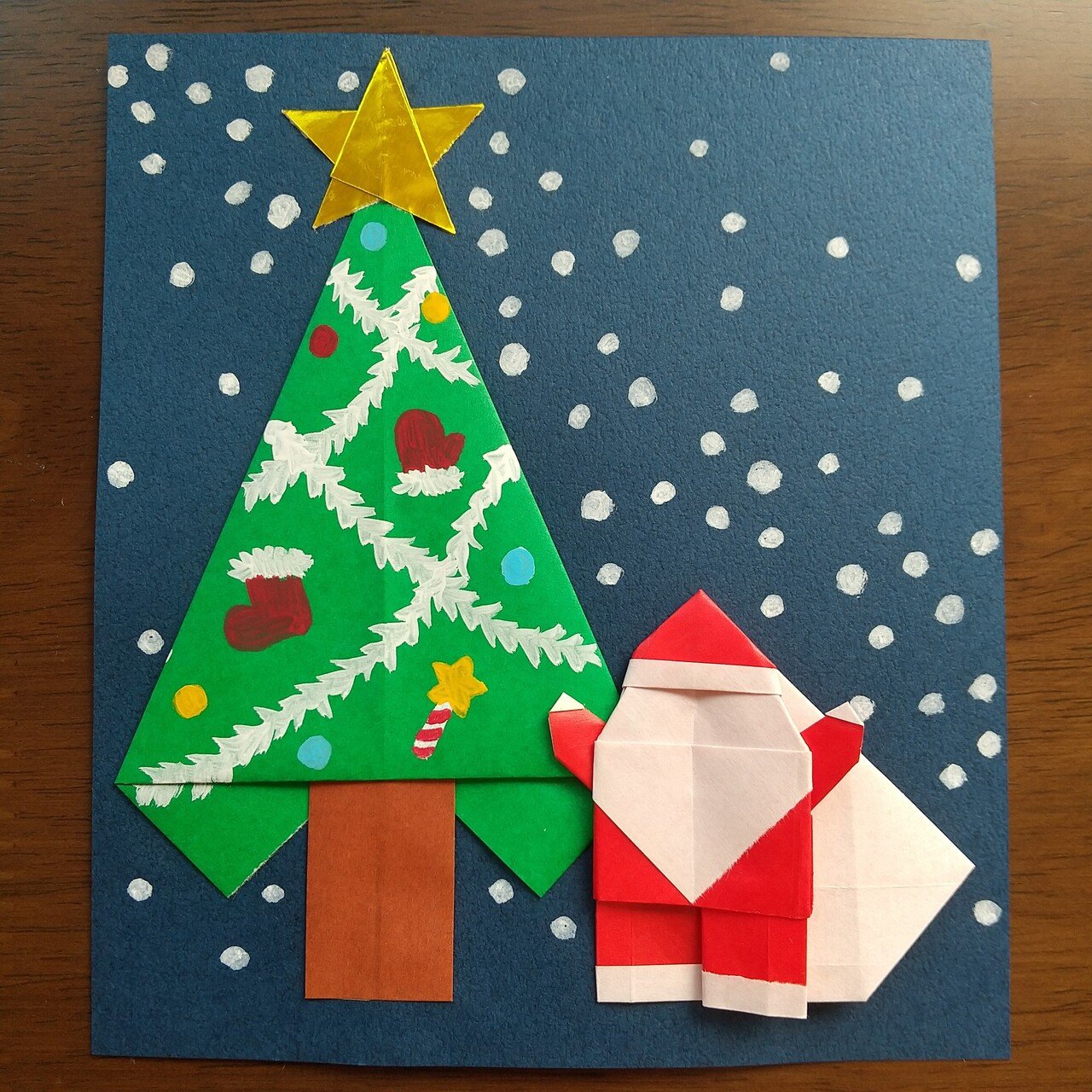 クリスマスの折り紙飾りを作りました よいクリスマスを エト Note クリスマスの折り紙飾りを作りました よいクリスマスを エト Note
