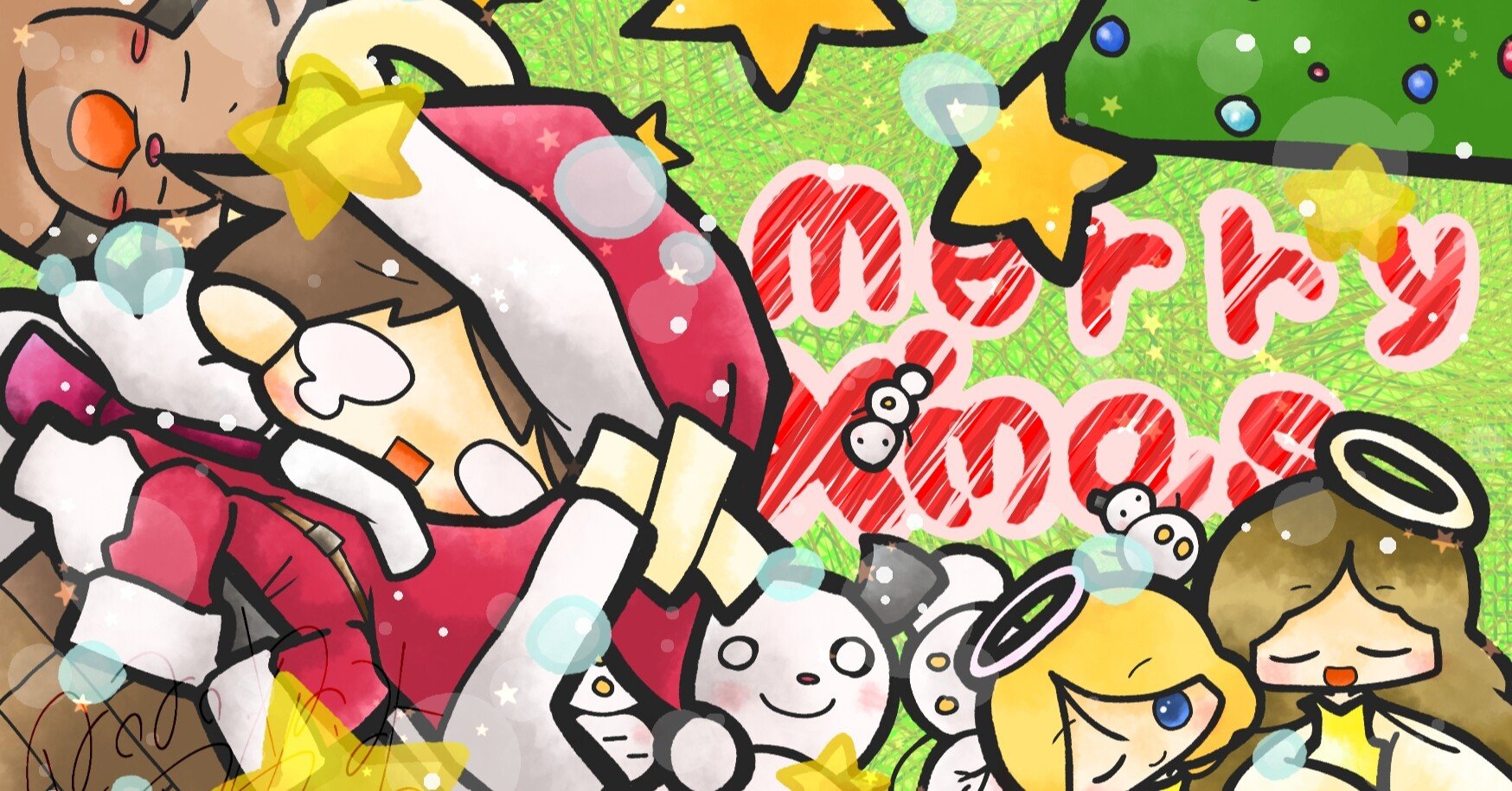 お絵描き動画 メリークリスマス あらやん Note お絵描き ストックイラスト フォロバ100 Note