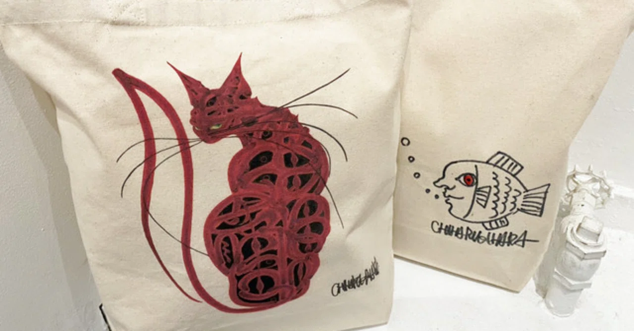 木原千春オリジナル・Vitalism限定トート【直筆ドローイング入り