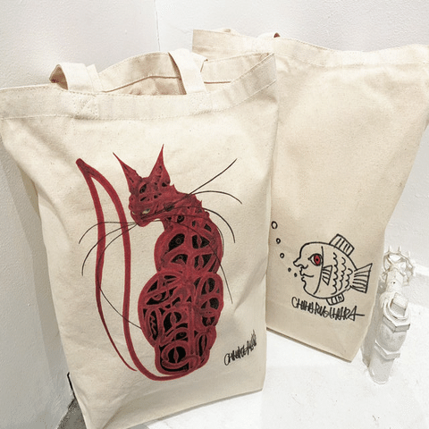 木原千春オリジナル・Vitalism限定トート【直筆ドローイング入り