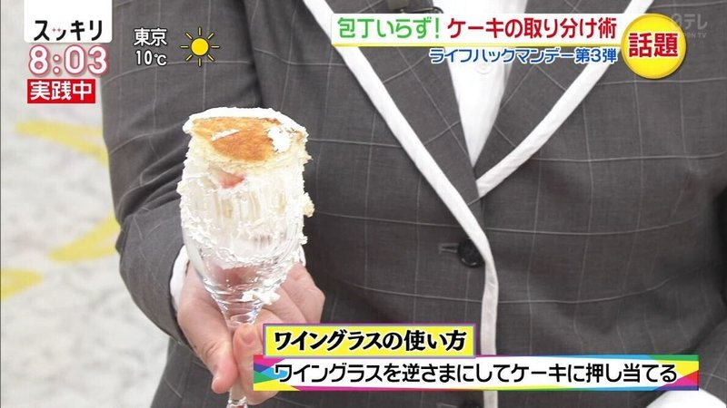 日テレスッキリでとんでもないケーキの切り方を紹介しちょっと炎上 本の虫 Note 日テレスッキリでとんでもないケーキの切り方を紹介しちょっと炎上 本の虫 Note