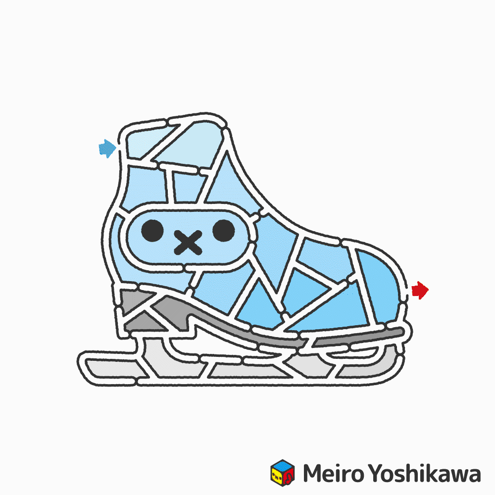 スケート靴のぬりめいろ 吉川めいろ Meiro Yoshikawa Note スケート靴のぬりめいろ 吉川めいろ Meiro Yoshikawa Note