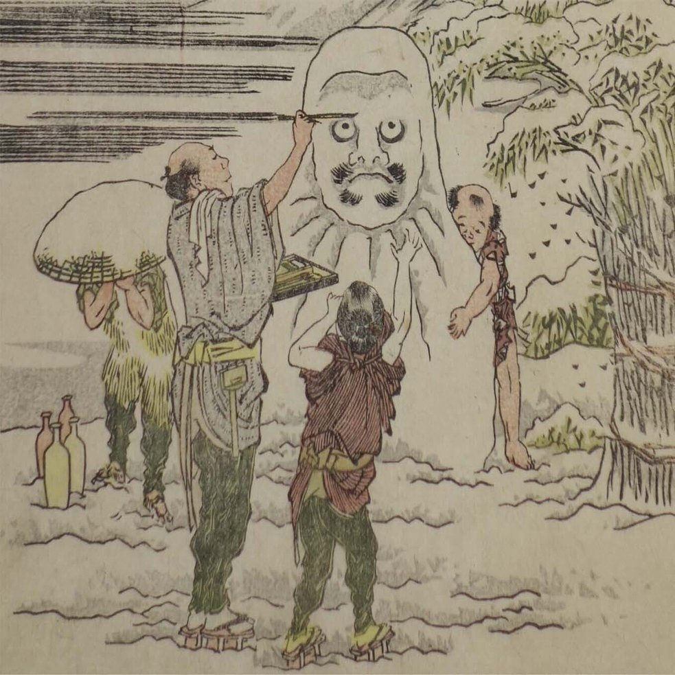 江戸時代の雪だるまは「だるま」だったというお話｜太田記念美術館