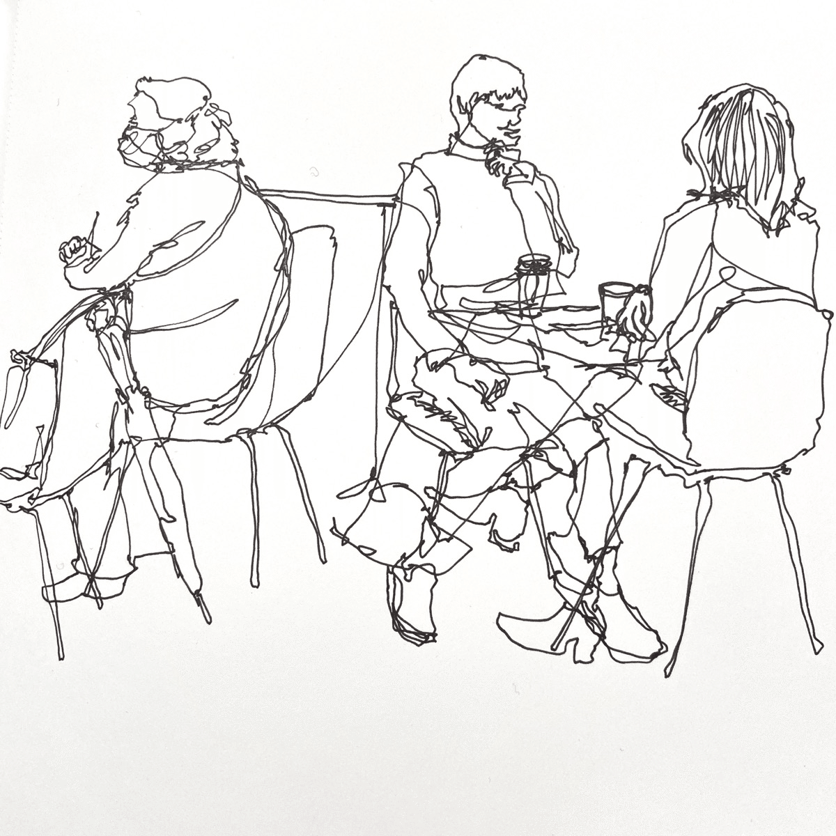 一筆書きスケッチ術 Goro Yokoyama Note
