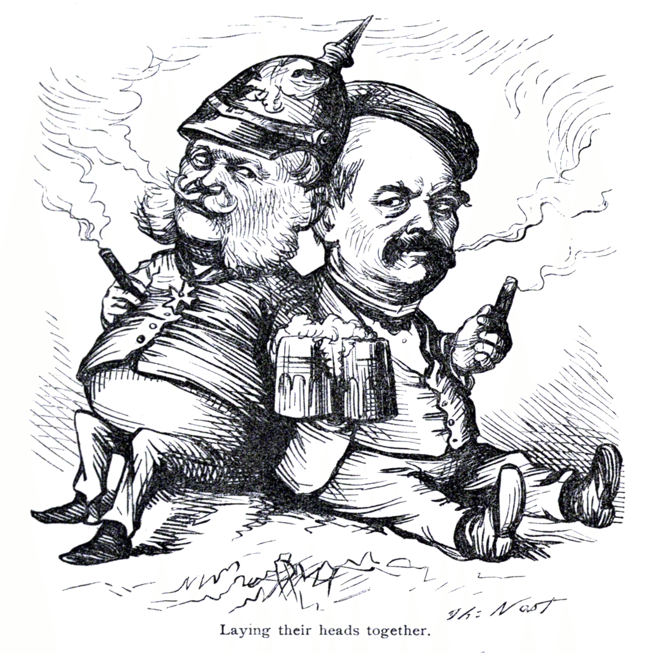 鉄血宰相ビスマルクとの名コンビ。ドイツ帝国皇帝ヴィルヘルム1世の