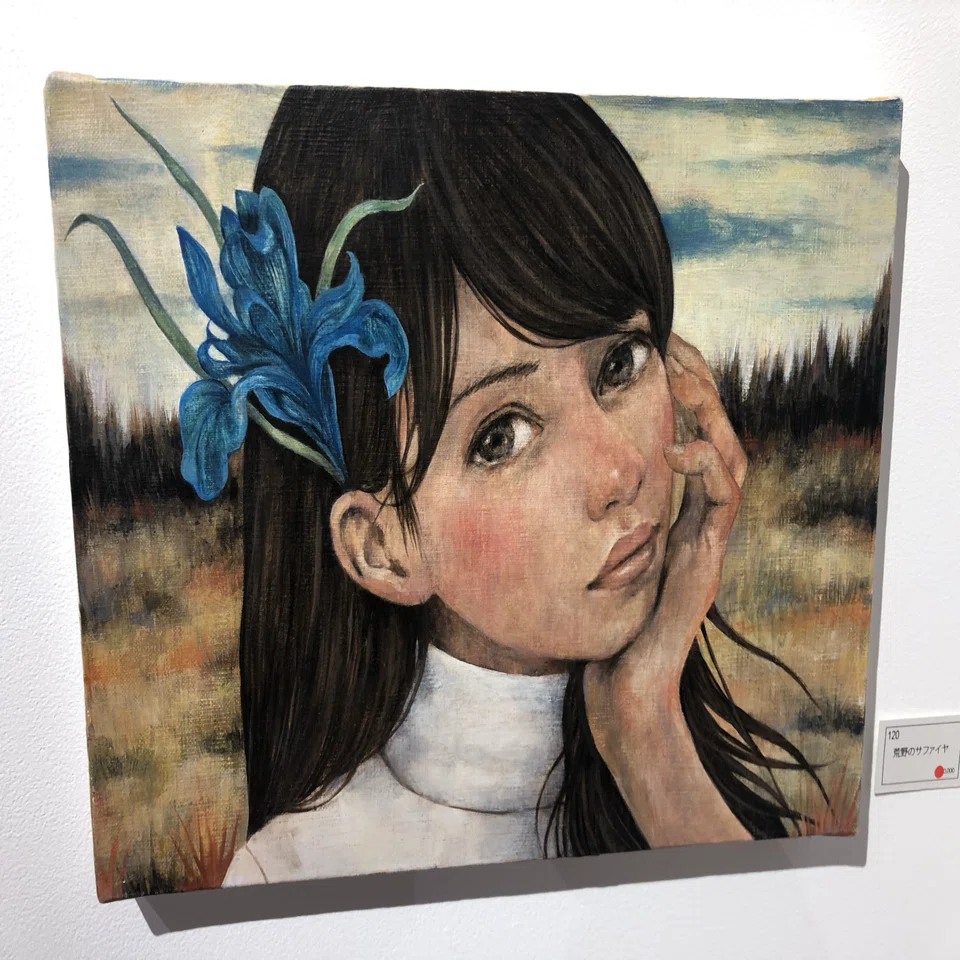 アジサカコウジ／美少女アクリル画（原画） アジサカコウジ／美少女アクリル画（原画） 美術品・アンティーク