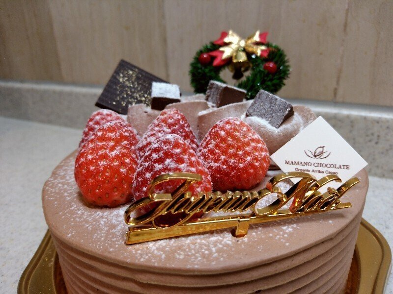ママノチョコレートクリスマスデコレーションケーキ Mrs Chocolate Note