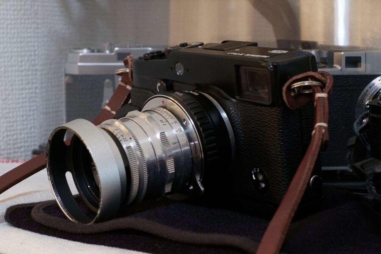 X-pro1×Carl Zeiss Jena Tessar 50mm f2.8 ＋ X-E1×Nikkor-H.C 28mm f3
