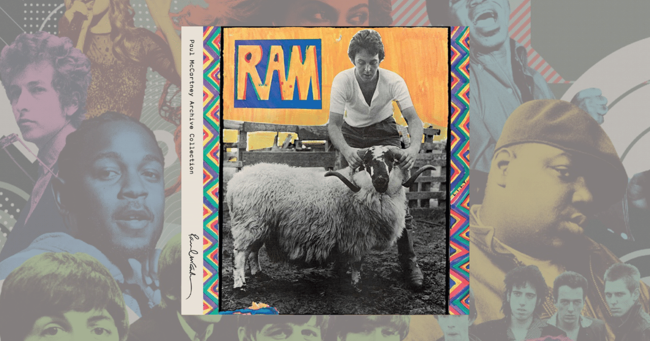 paul mccartney ram (USプロモアドバンス2枚セット!!) 450位：Paul and Linda McCartney 『Ram』(1971)【解説文翻訳